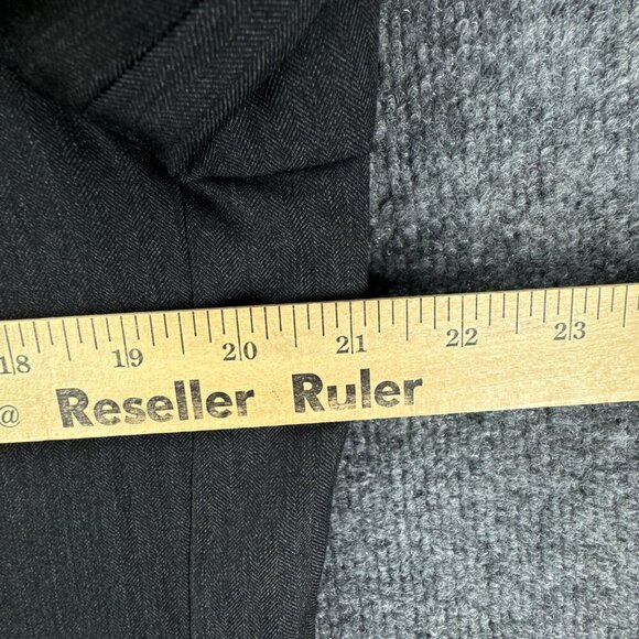 SuitSupply Suit Jacket Mens 42R Gray‎ Herringbone Wool Super 110s Surgeons Cuff - Picture 10 of 16